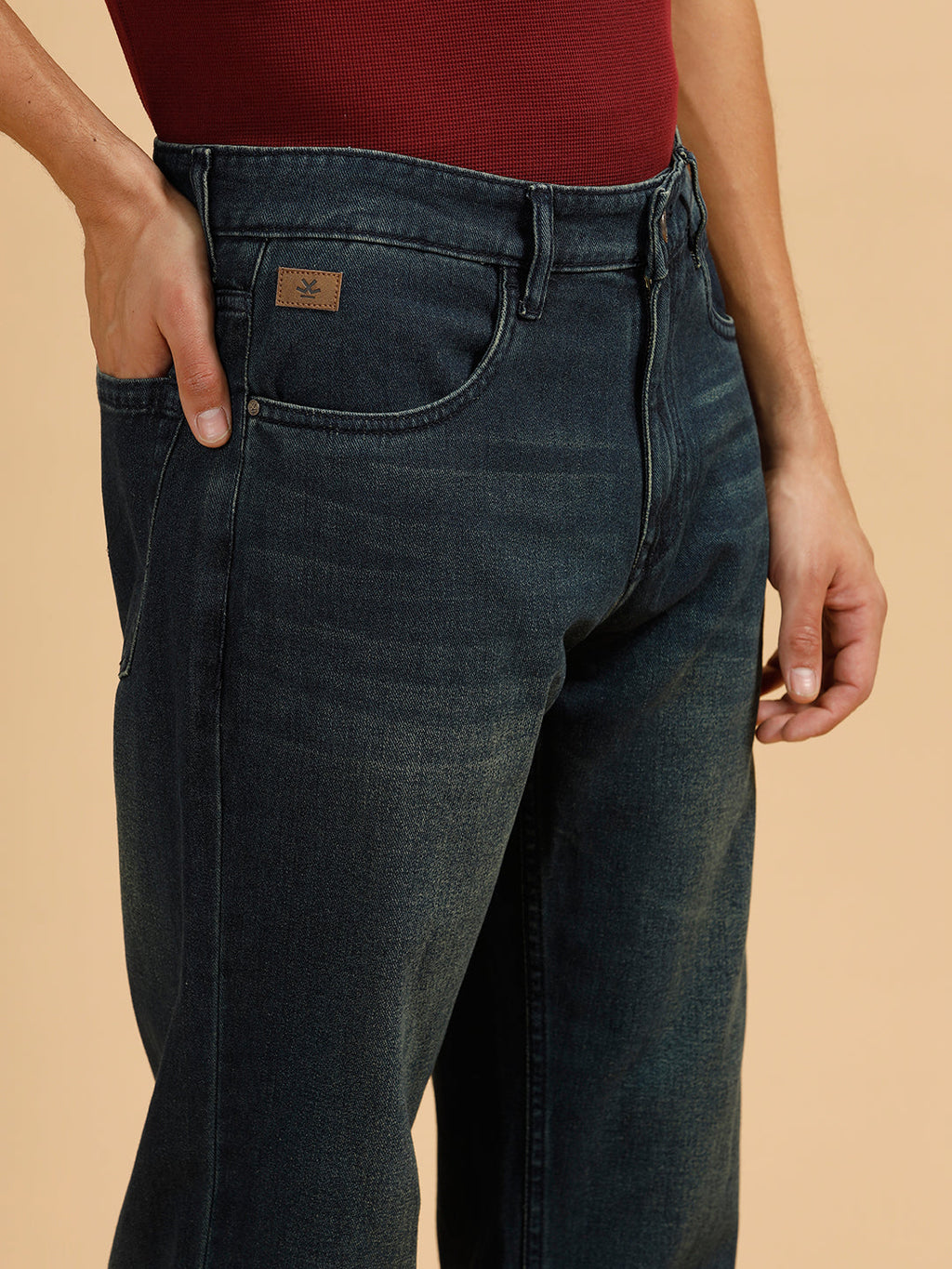 Casual Anti Fit Jeans | Dark Blue