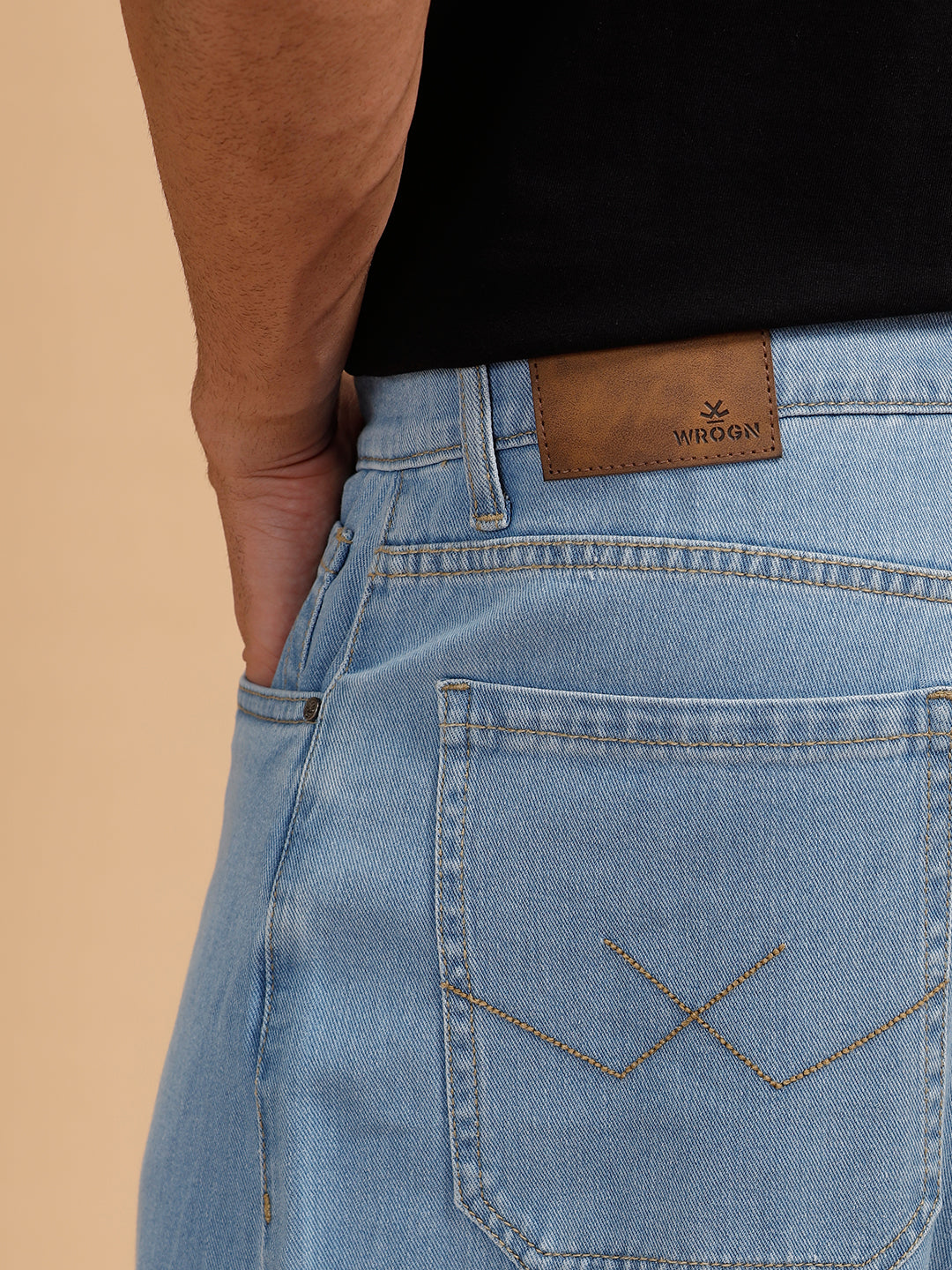 Casual Baggy Fit Jeans | Light Blue