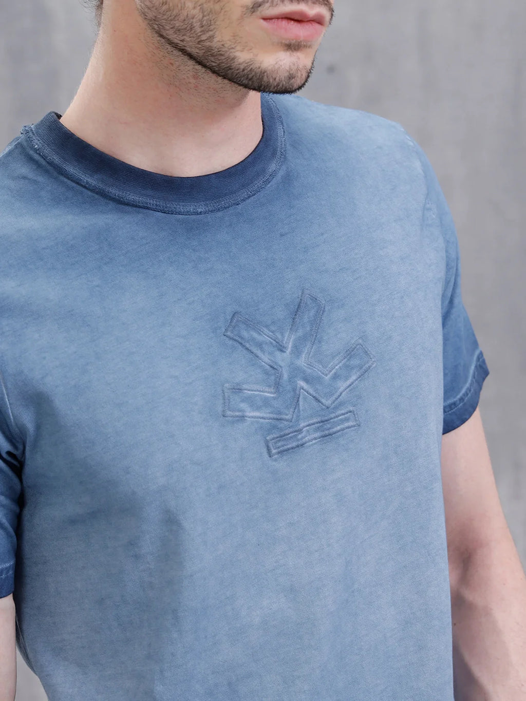 Washed Pigment Dyed T-Shirt | Blue