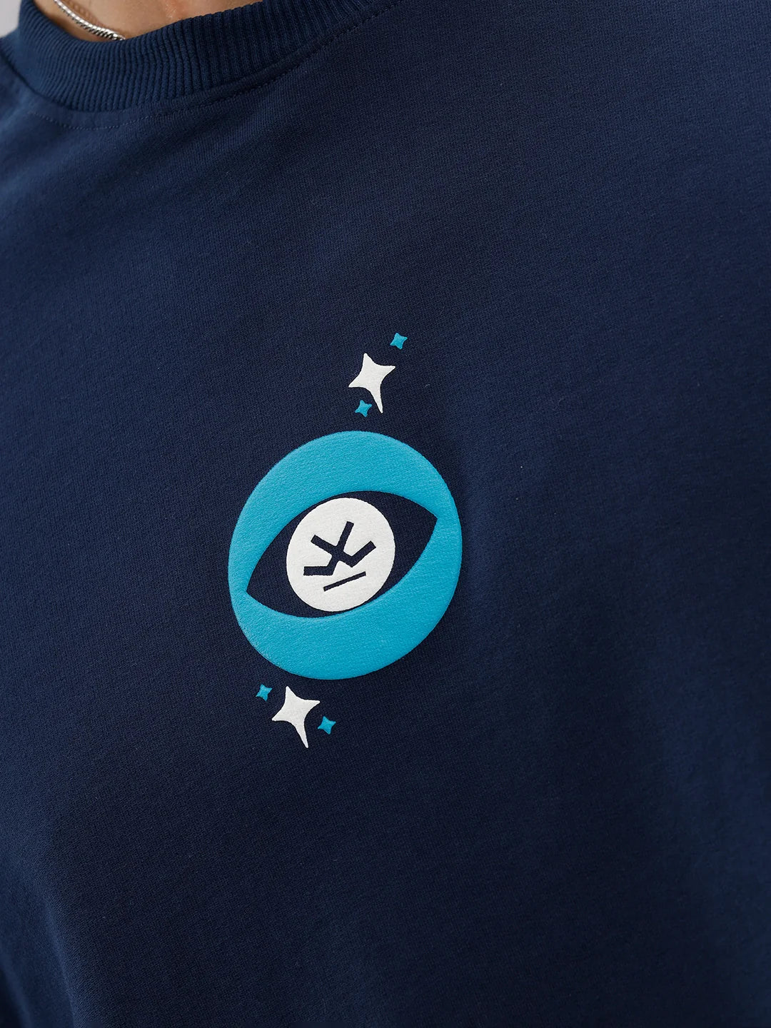 Zen Inspired Oversized Nomad Edition Graphic T-Shirt  |  Blue