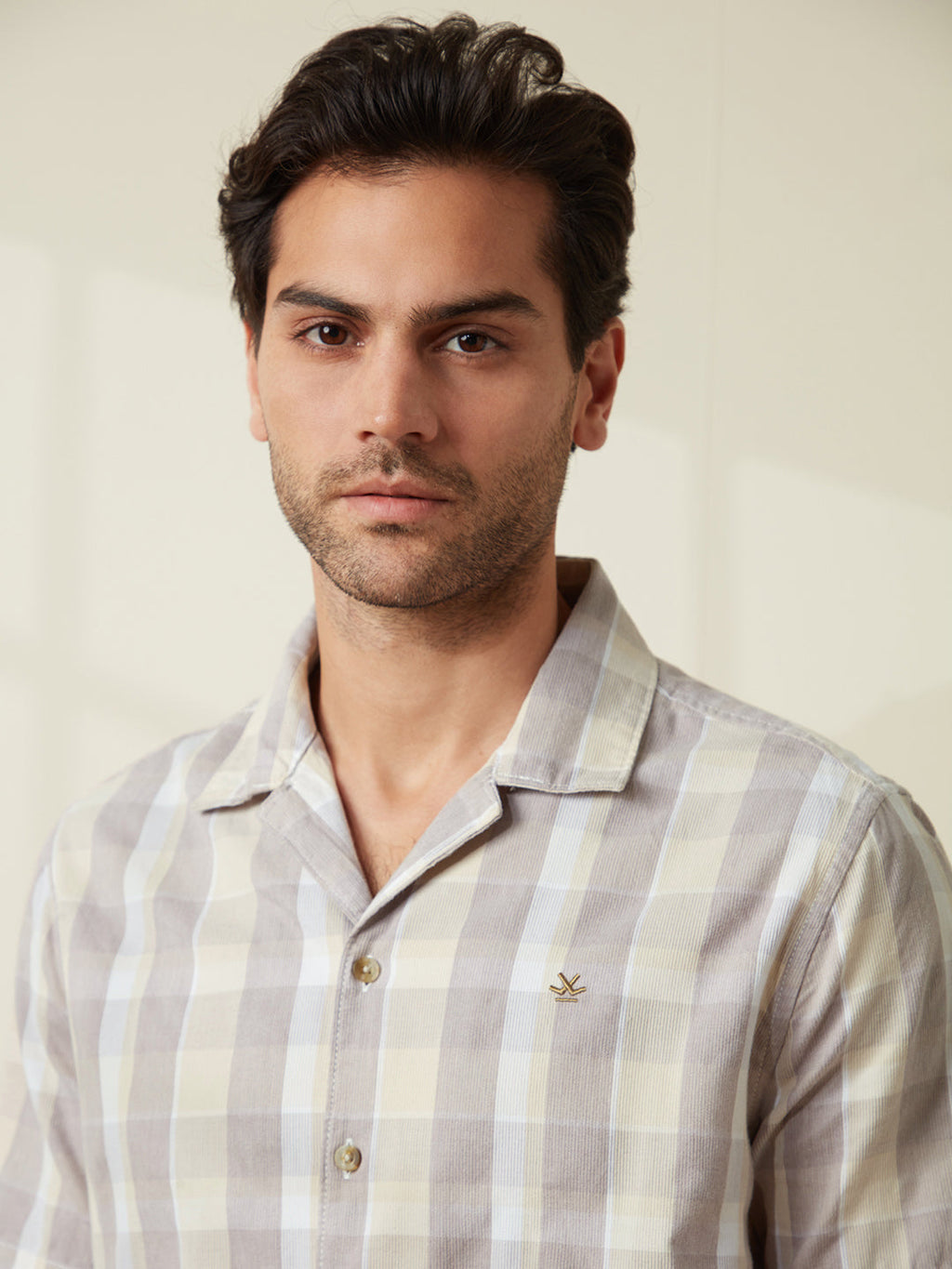 Casual Corduroy Resort Fit Shirt | Pink