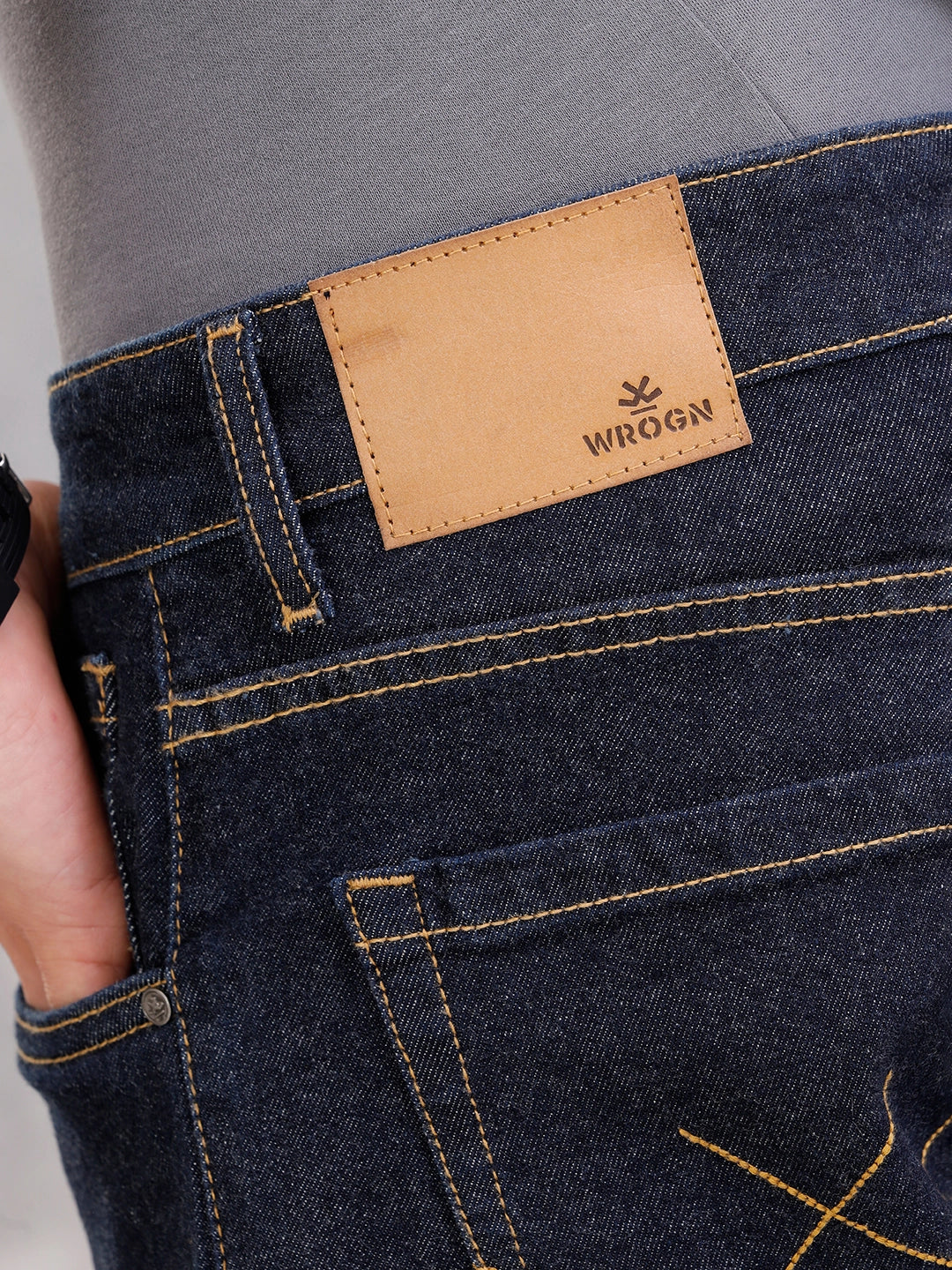 Blue Rinse Wash Skinny Crop Jeans I Blue