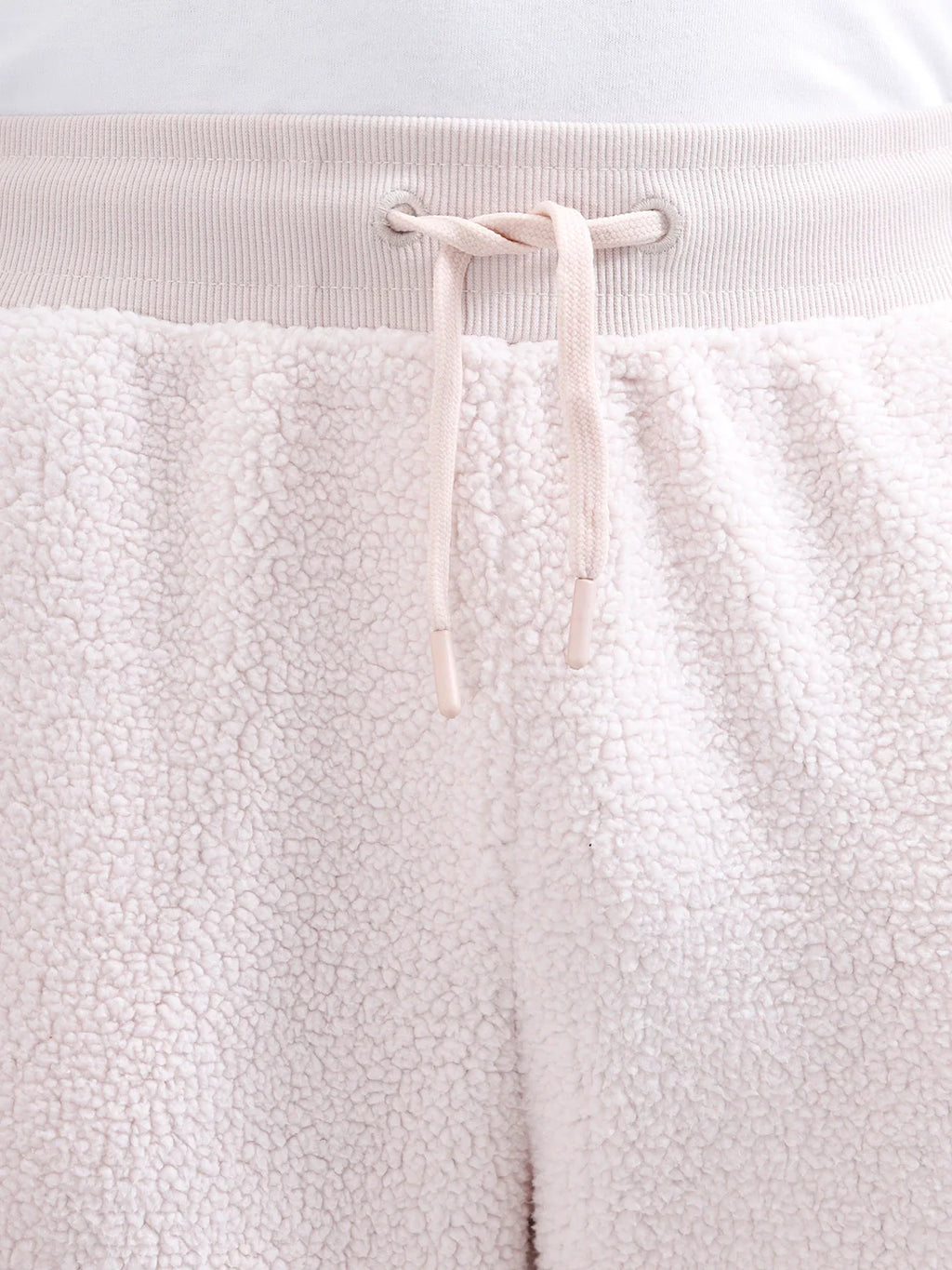 Comfort Fit Men'S Sherpa Joggers | Beige