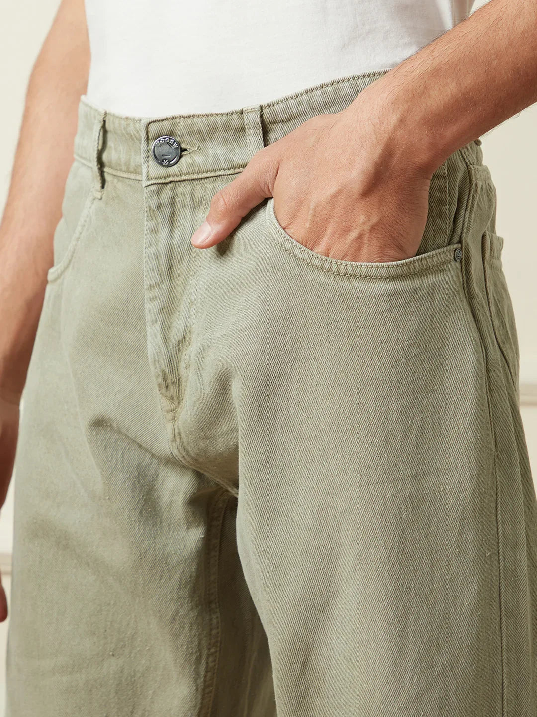 Casual Anti Fit Jeans | Green