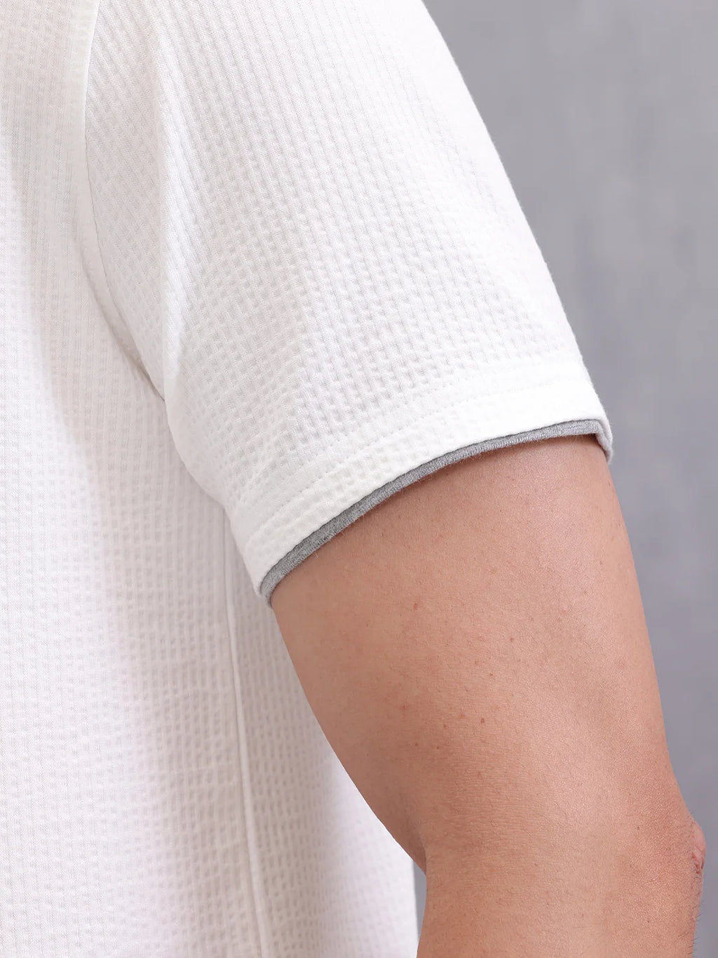 Solid Slim Fit T-Shirt | White