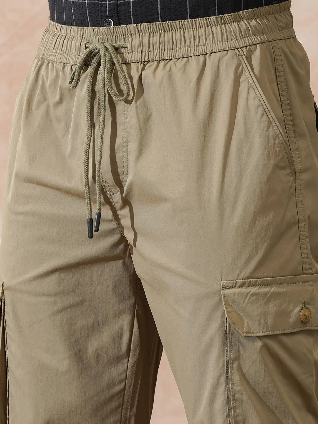 Korean Loose Fit Jogger | Olive