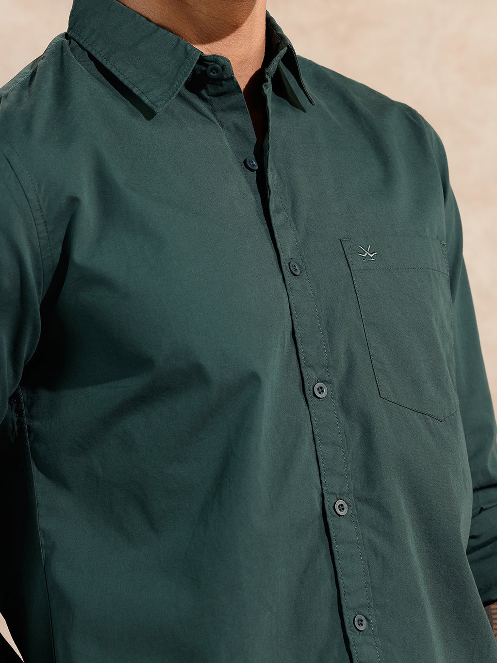 Classic Regular Fit Shirt | Dark Green