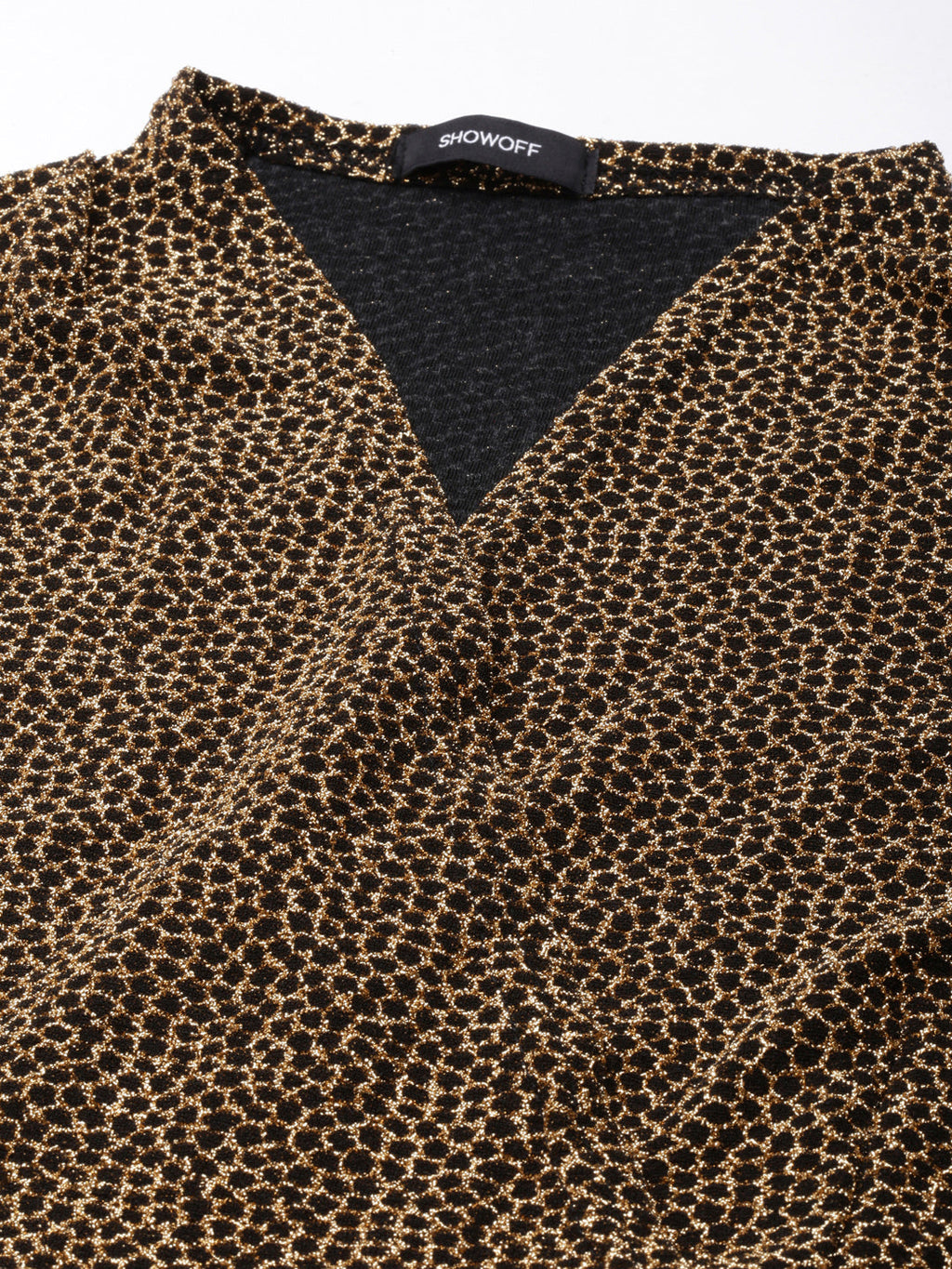 Women's Self Design Black Sheath Dress