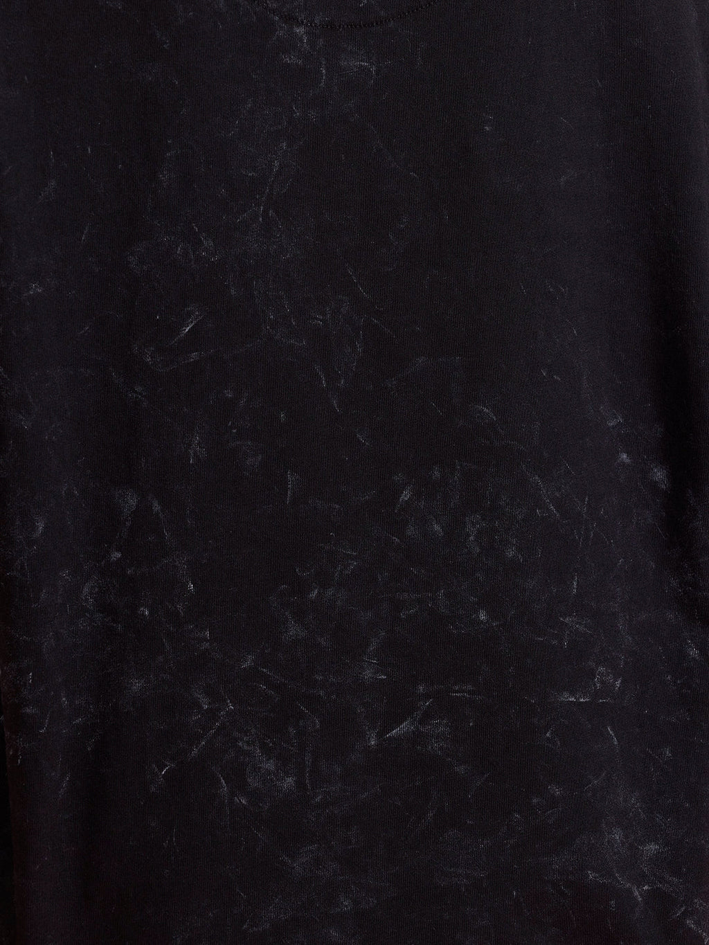 Washed Cut& Sew Graphic Printed Oversized Fit T-Shirt | Black