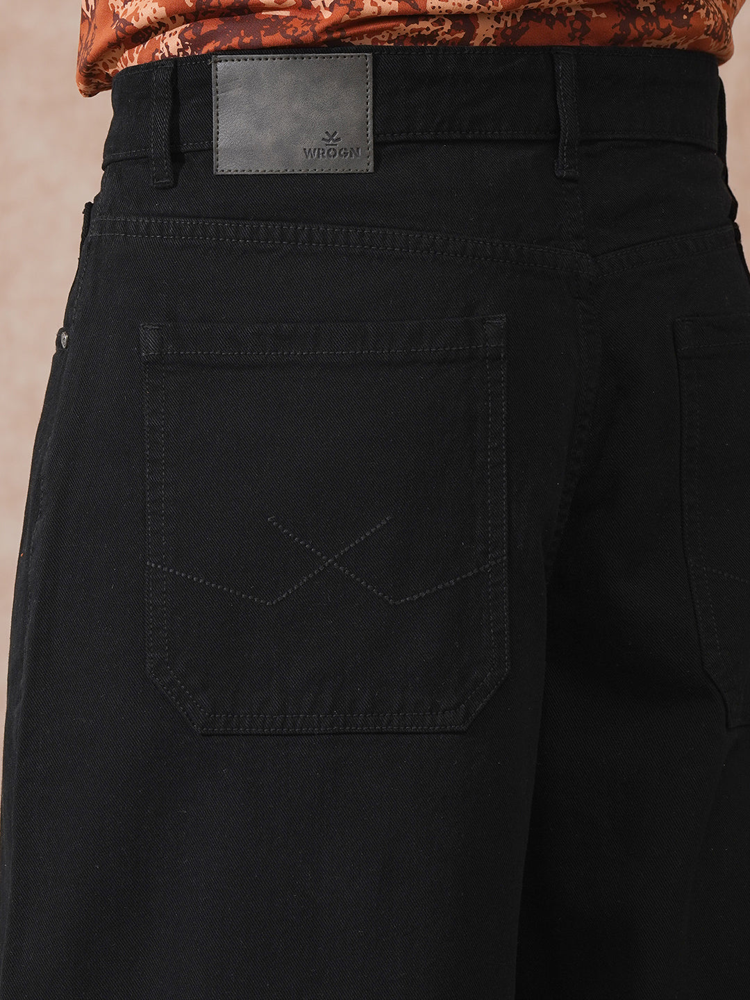 Casual Baggy Fit Jeans | Black