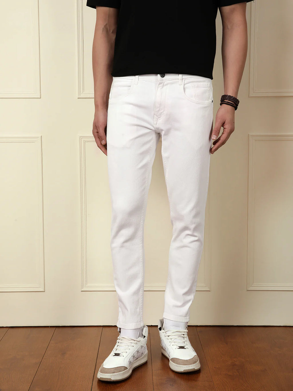 Classic Skinny Crop Jeans | White