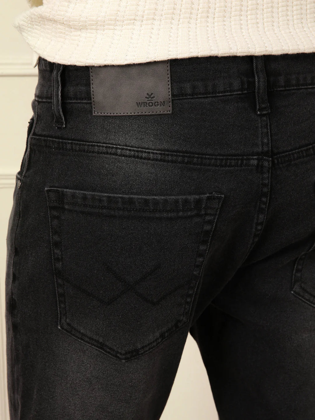 Casual Fade Skinny Fit Jeans | Dark Grey