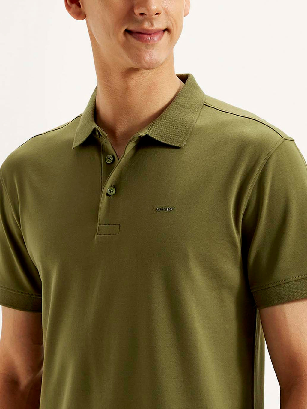 Men's Solid Slim Fit Polo T-shirt
