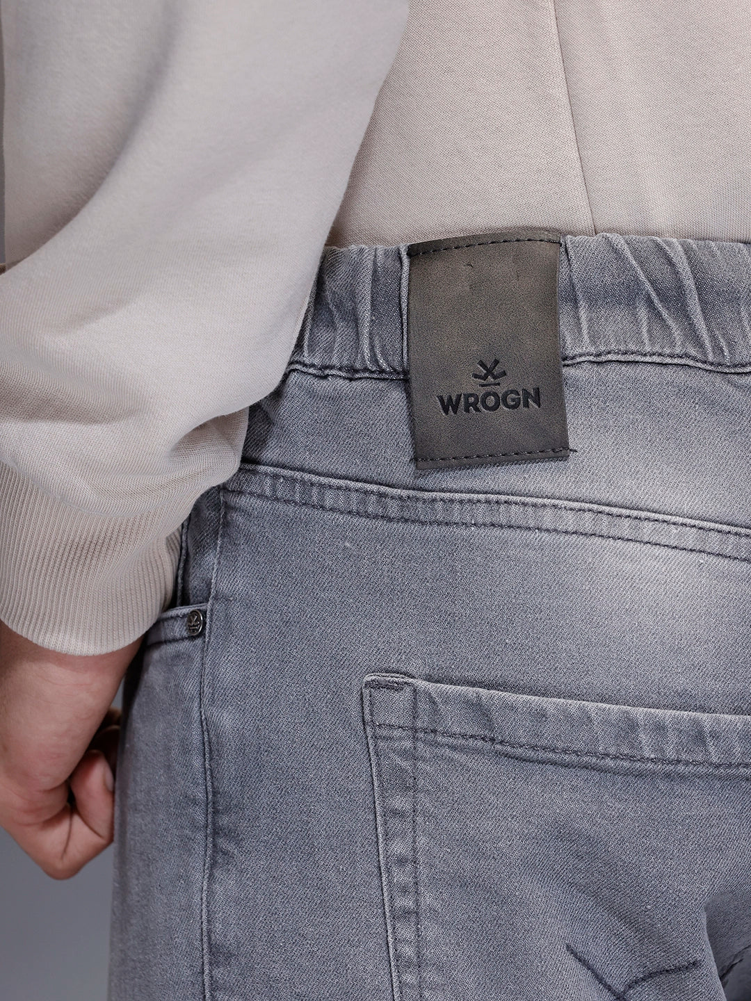 Men's casual jogger fit jeans | Grey