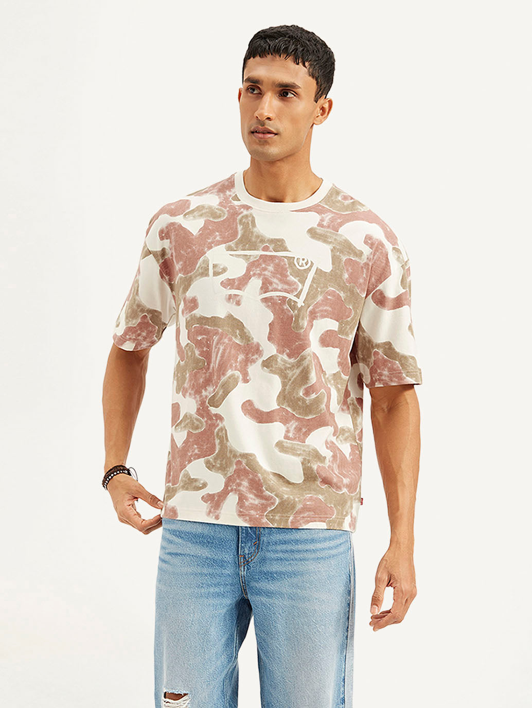 Men's Abstract Loose Fit T-shirt
