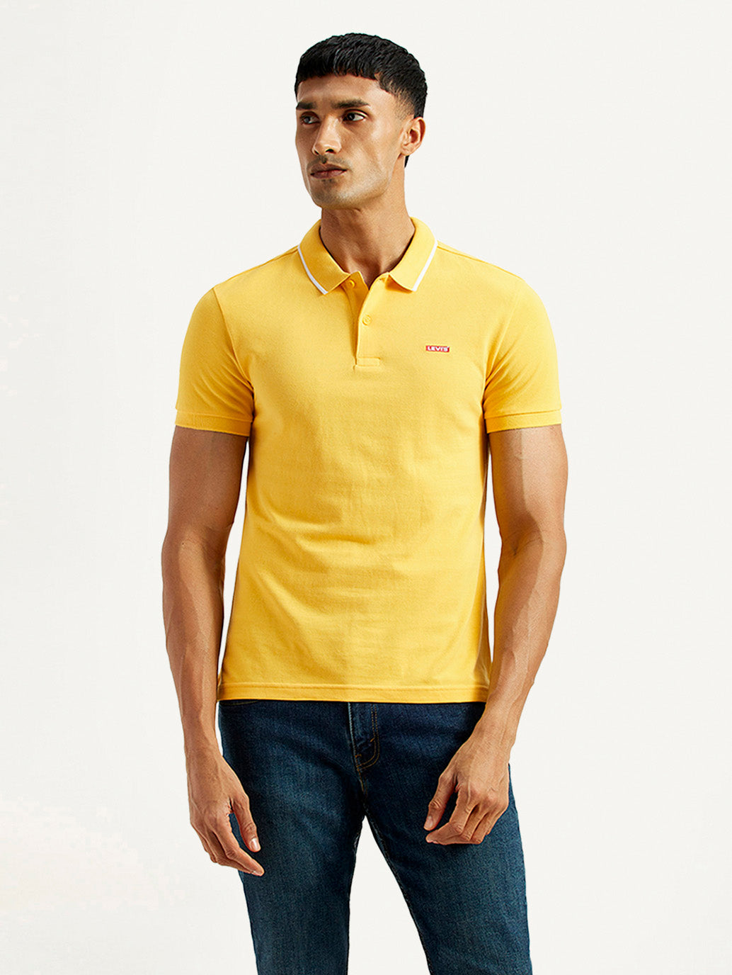 Men's Solid Polo T-shirt