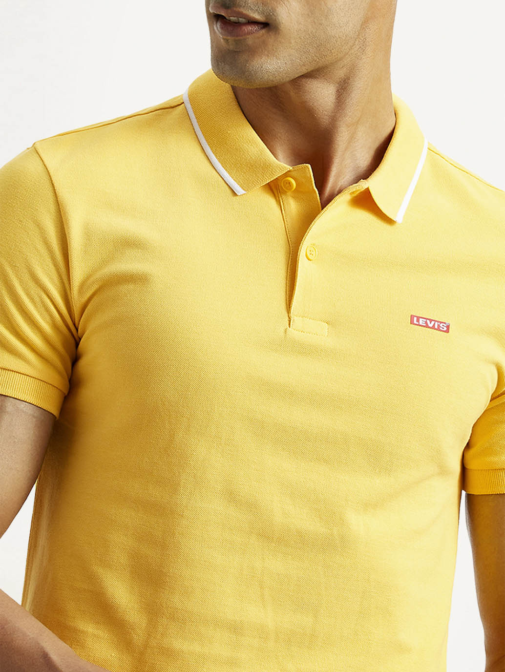 Men's Solid Polo T-shirt