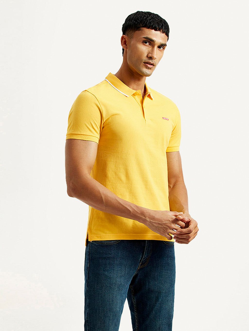 Men's Solid Polo T-shirt
