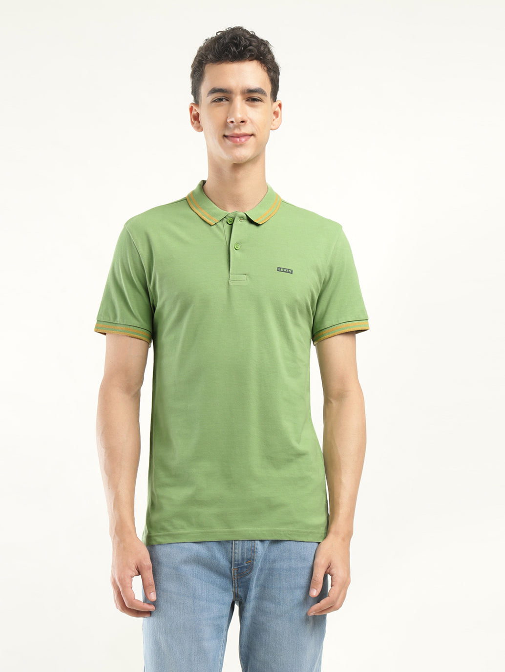 Men's Solid Polo T-Shirt