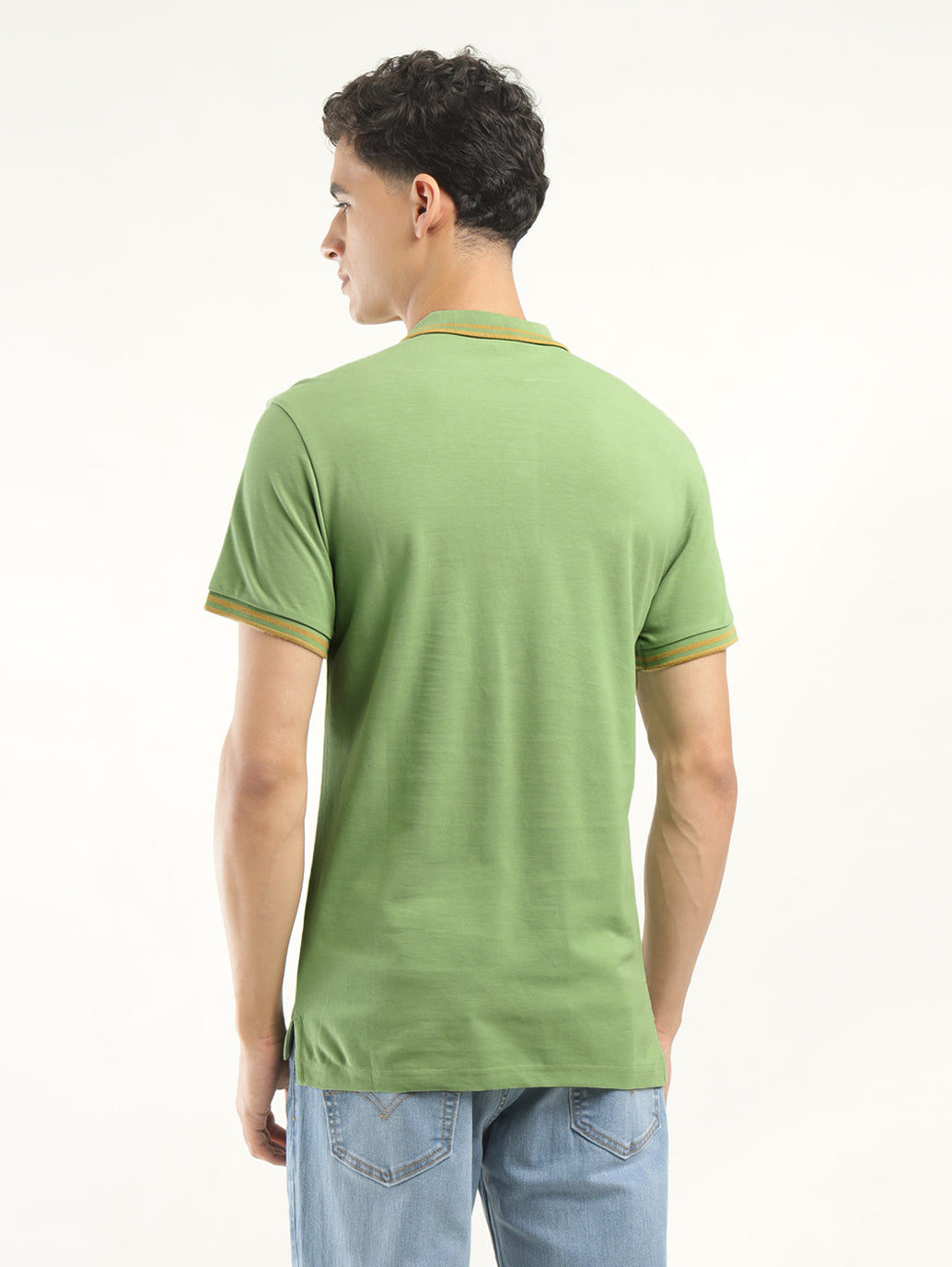 Men's Solid Polo T-Shirt