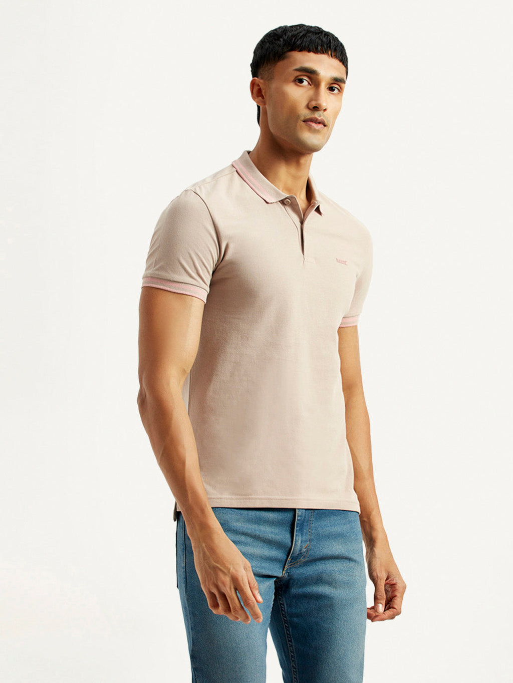 Men's Solid Polo T-Shirt