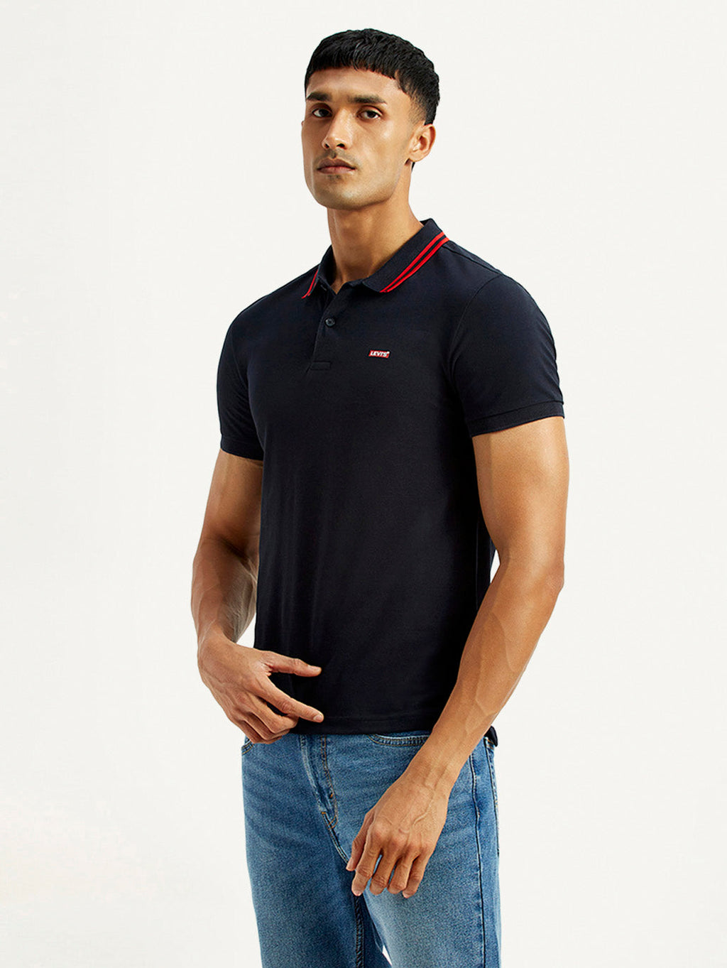 Men's Solid Polo T-Shirt