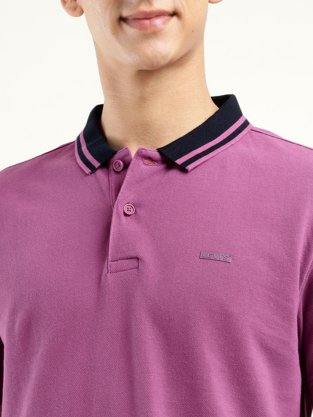Men's Solid Polo T-Shirt
