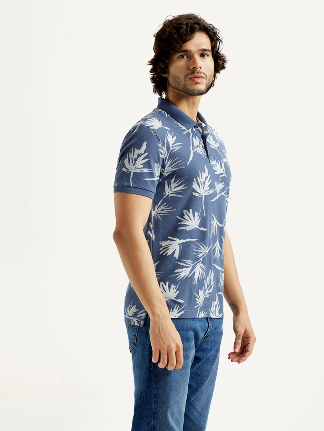 Men's Pure Cotton Slim Fit Polo T-shirt