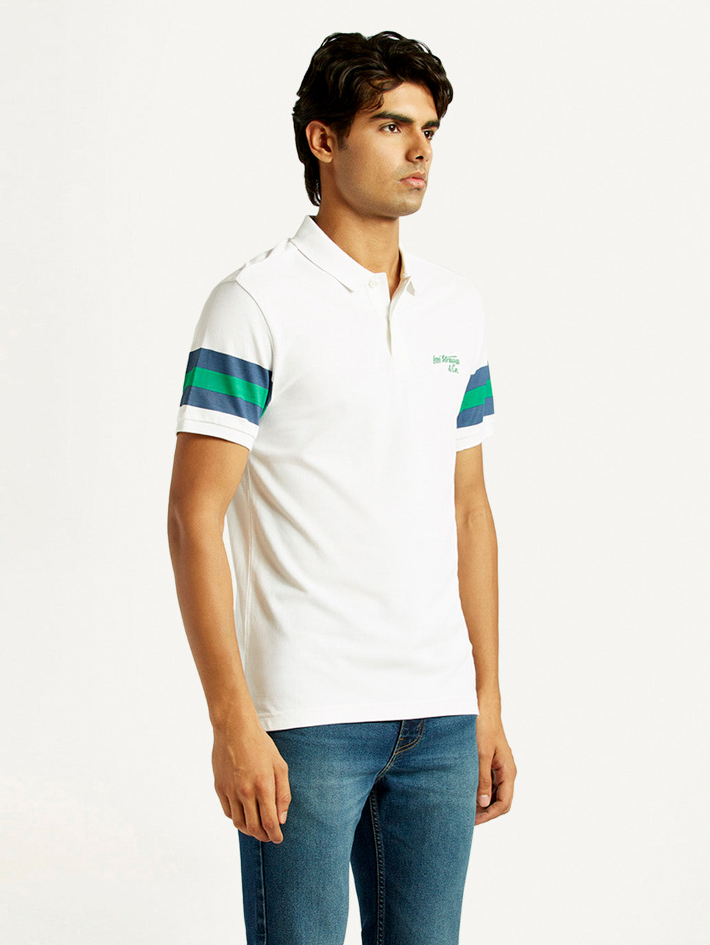 Men's Pure Cotton Slim Fit Polo T-shirt
