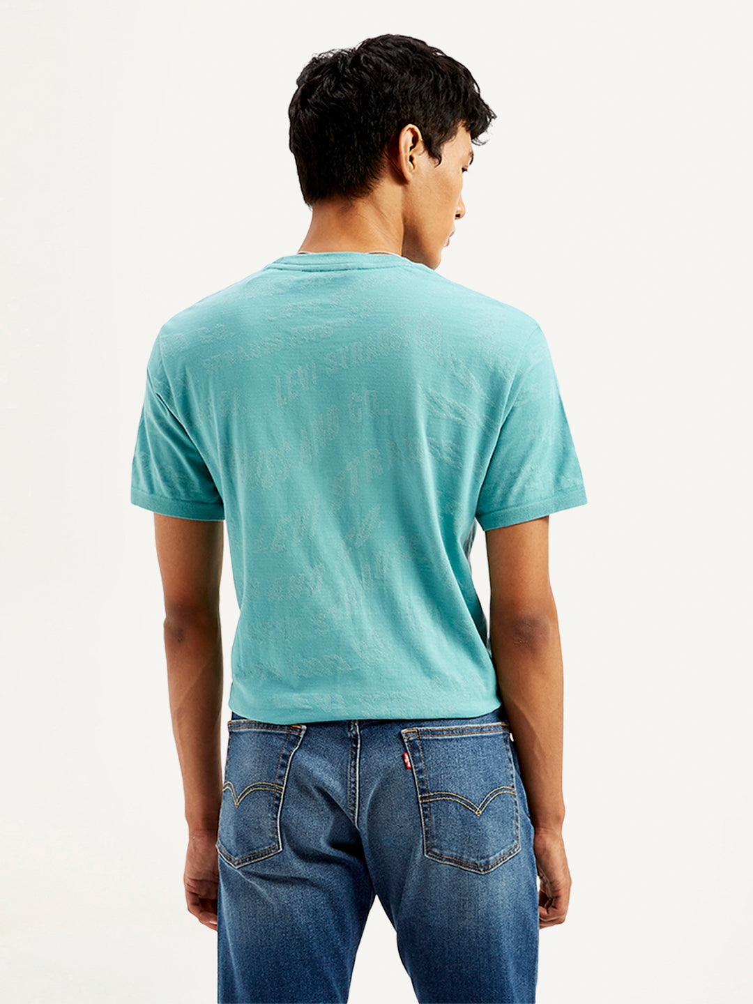 Men's Textured Slim Fit T-Shirt