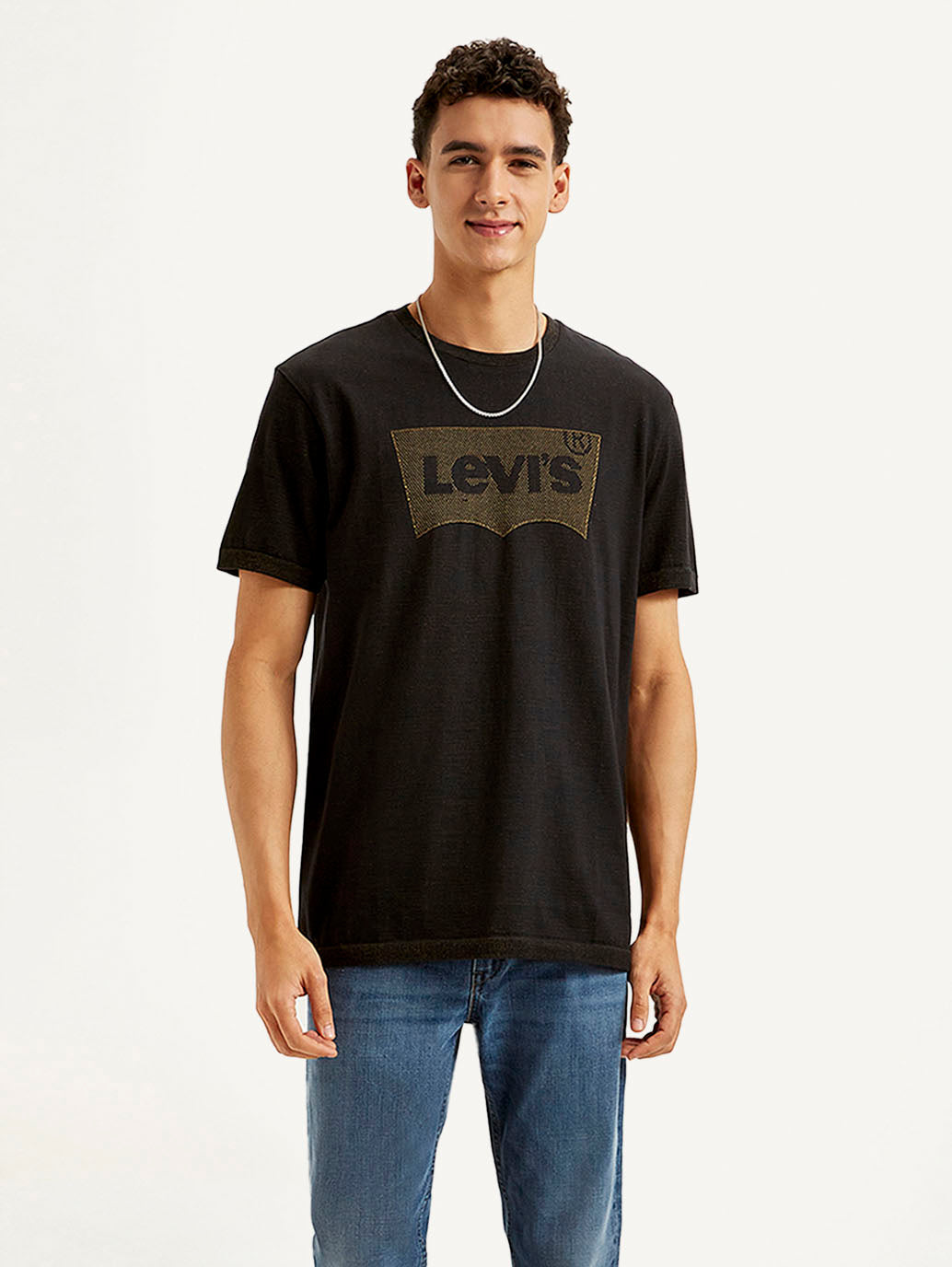 Men's Brand Logo Slim Fit T-shirt