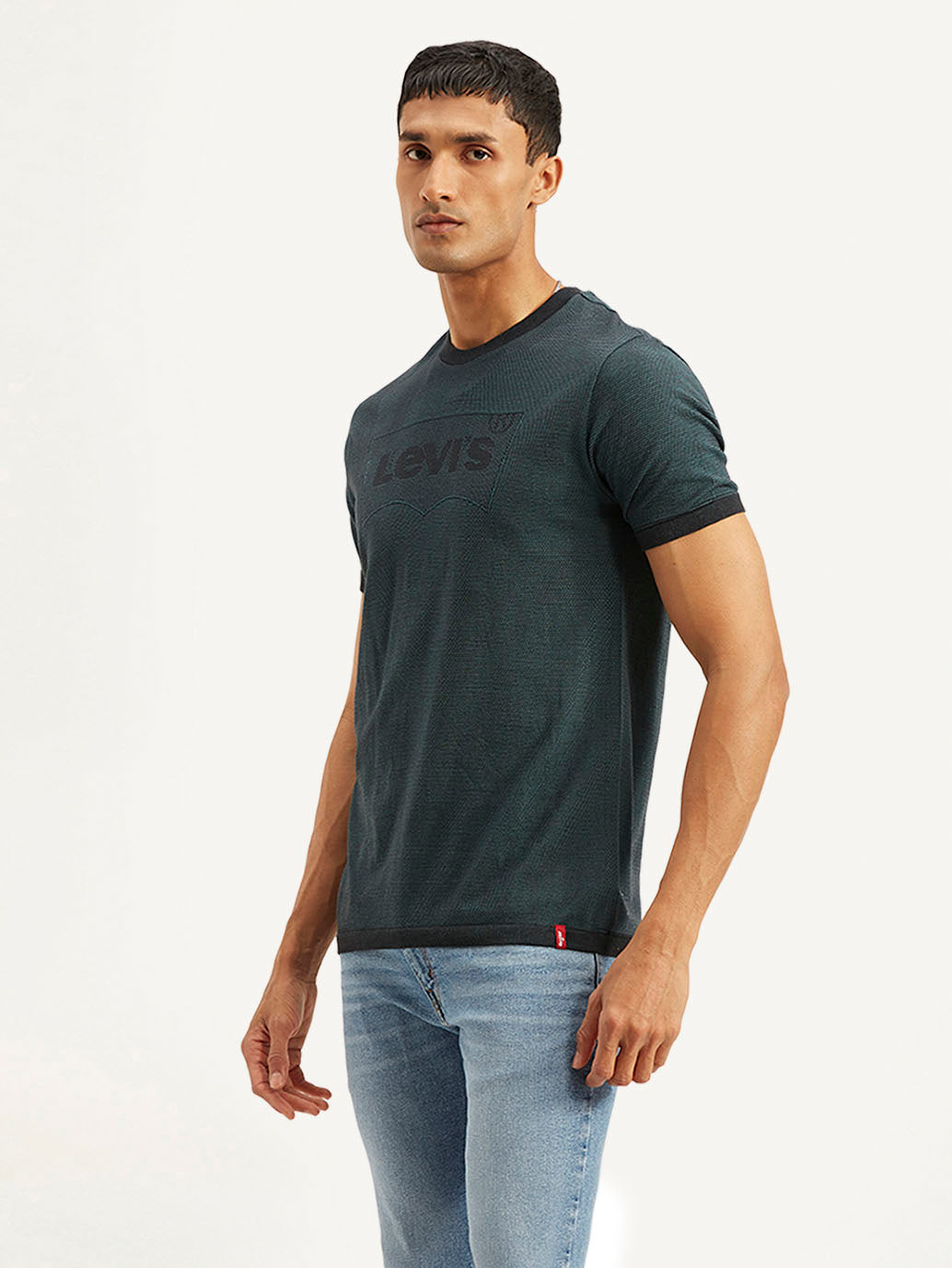 Men's Brand Logo Slim Fit T-shirt