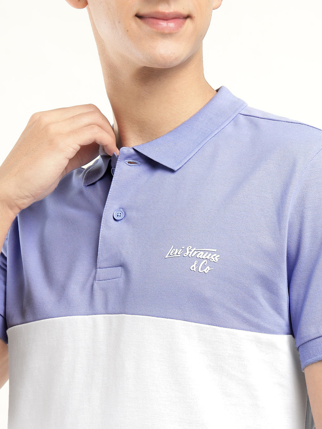 Men's Colorblock Polo T-Shirt