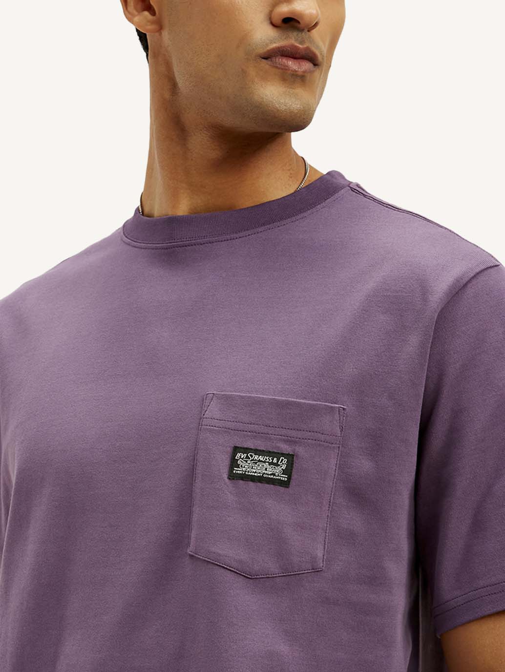 Men's Solid Crew Neck T-shirt