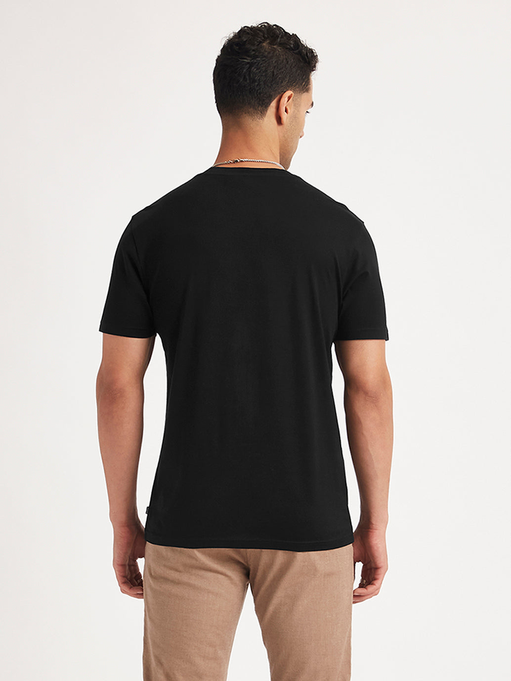 Men's Redloop Textured Slim Fit T-Shirt