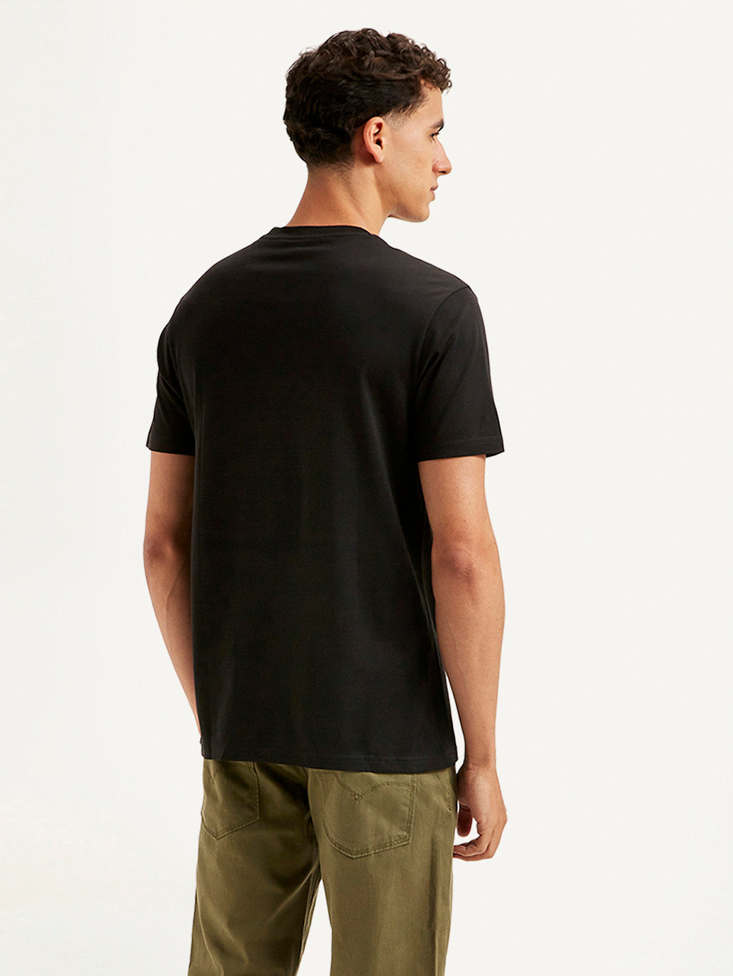 Men's Redloop Typographic Print Slim Fit T-shirt