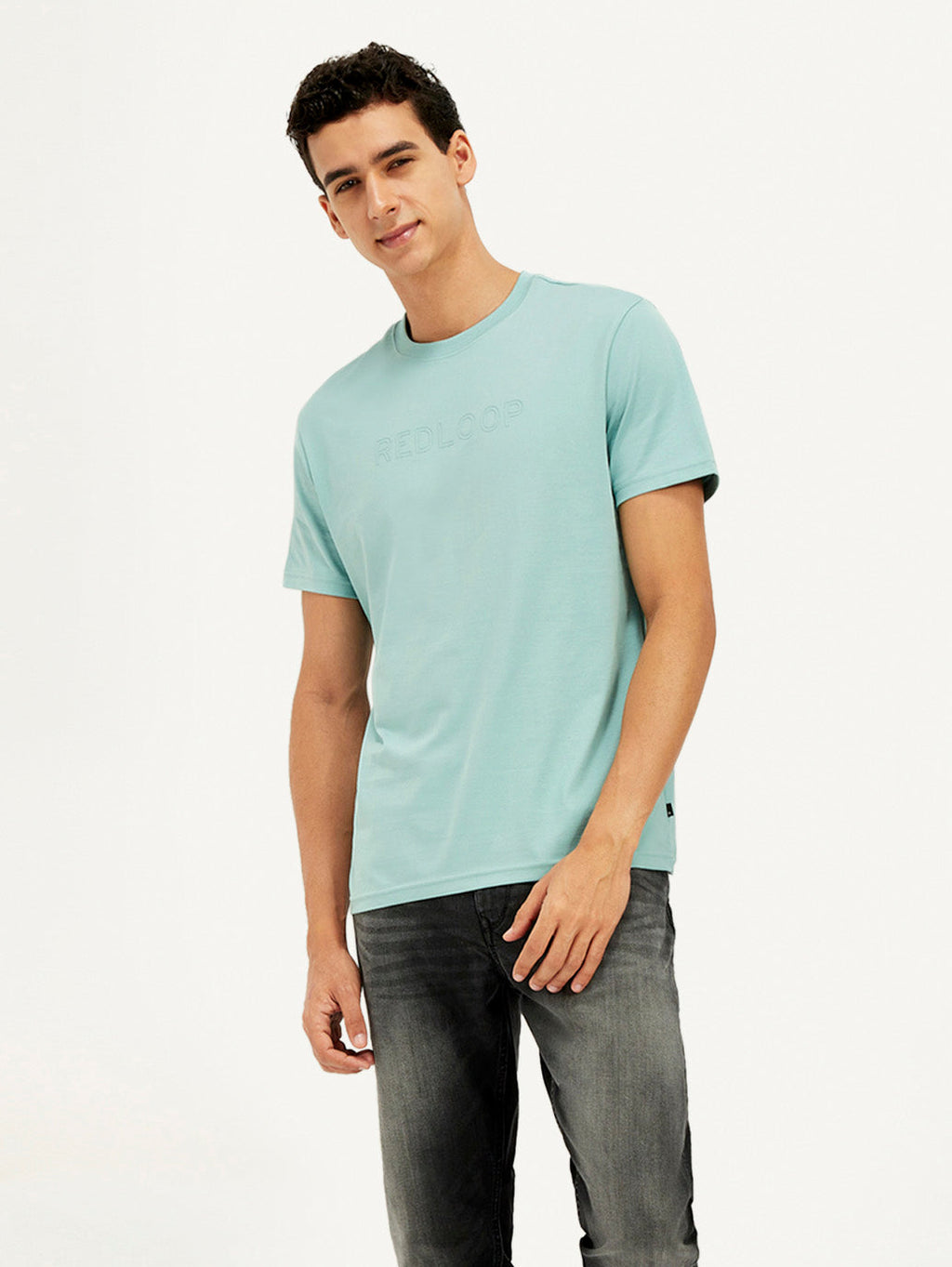 Men's Redloop Printed Slim Fit T-Shirt