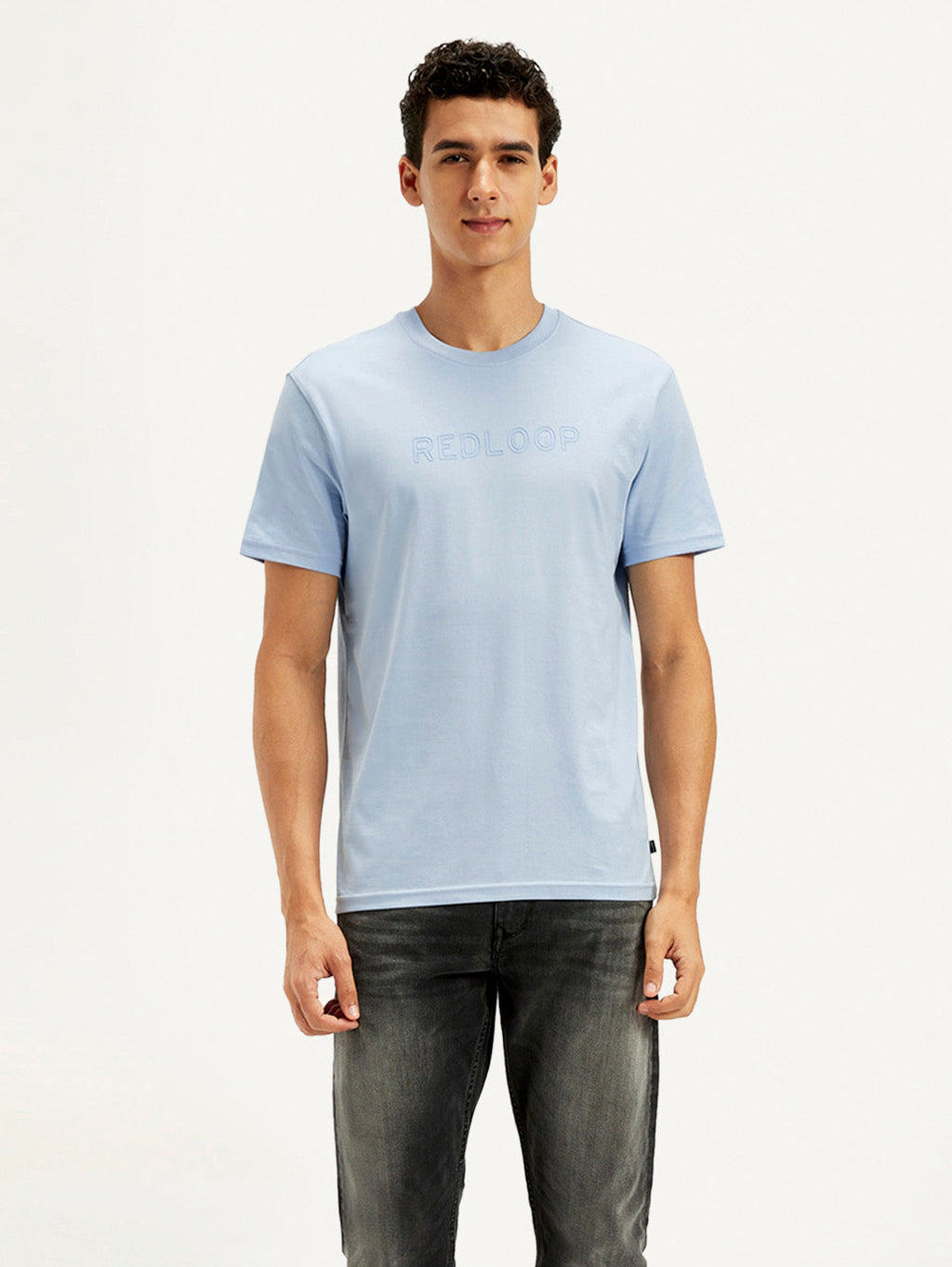 Men's Redloop Printed Slim Fit T-Shirt