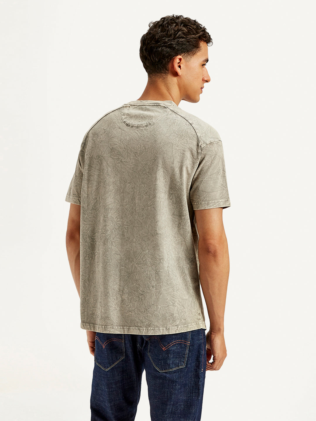 Men's Dyed Crew Neck T-Shirt