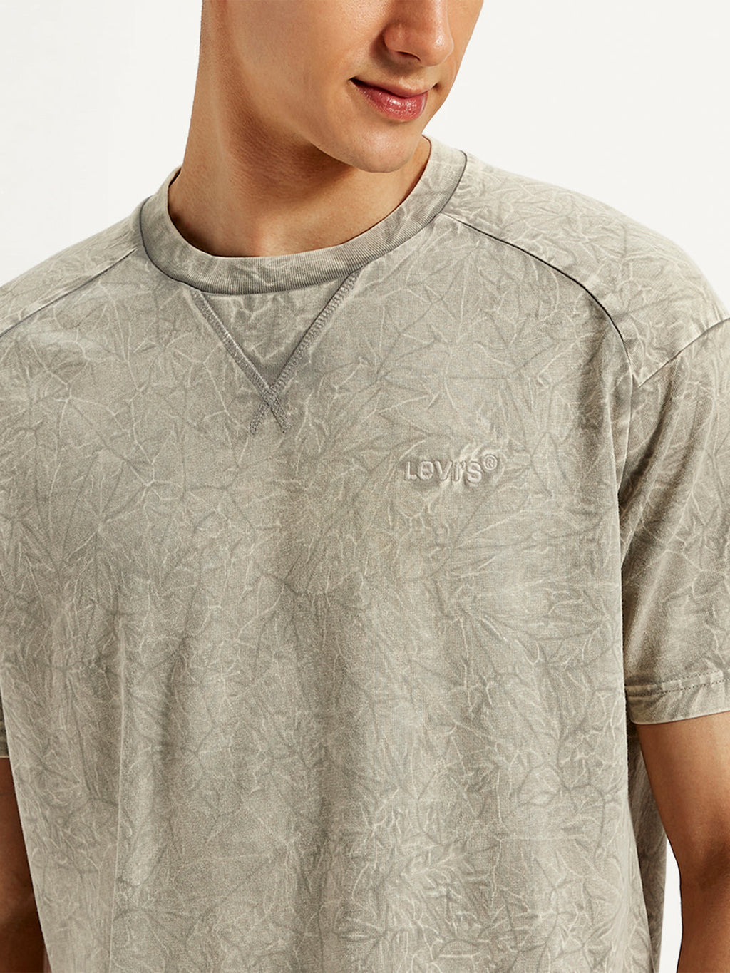 Men's Dyed Crew Neck T-Shirt