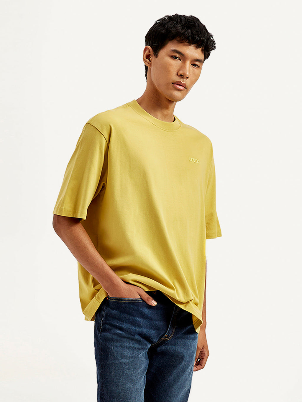 Men's Solid Loose Fit T-Shirt
