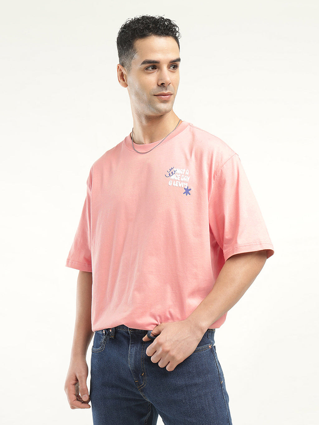 Men's Graphic Print Loose Fit T-shirt