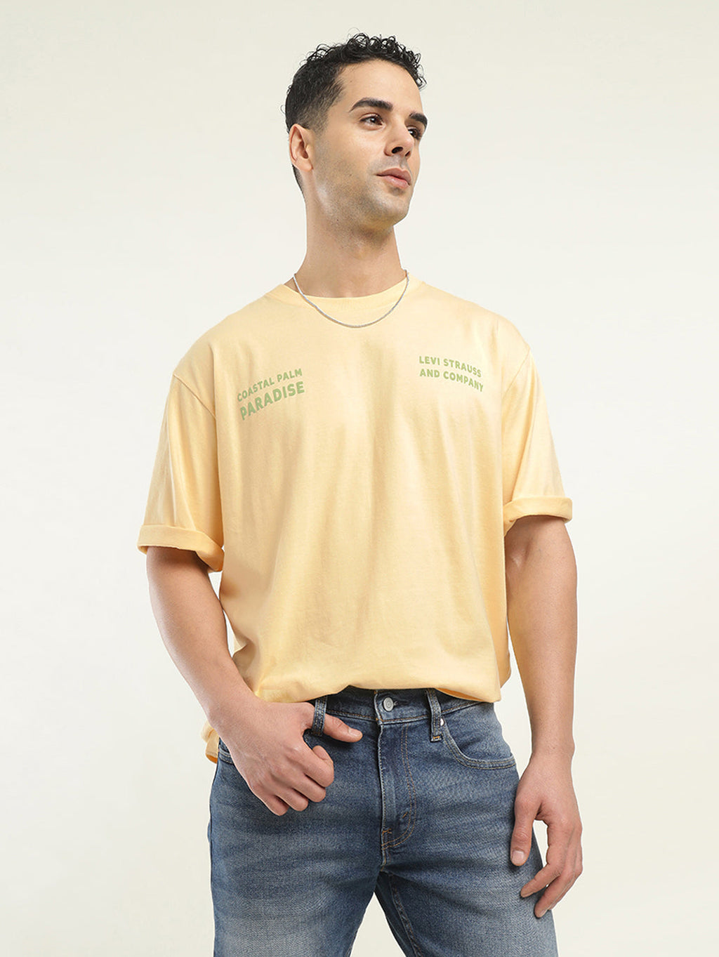 Men's Graphic Print Loose Fit T-Shirt