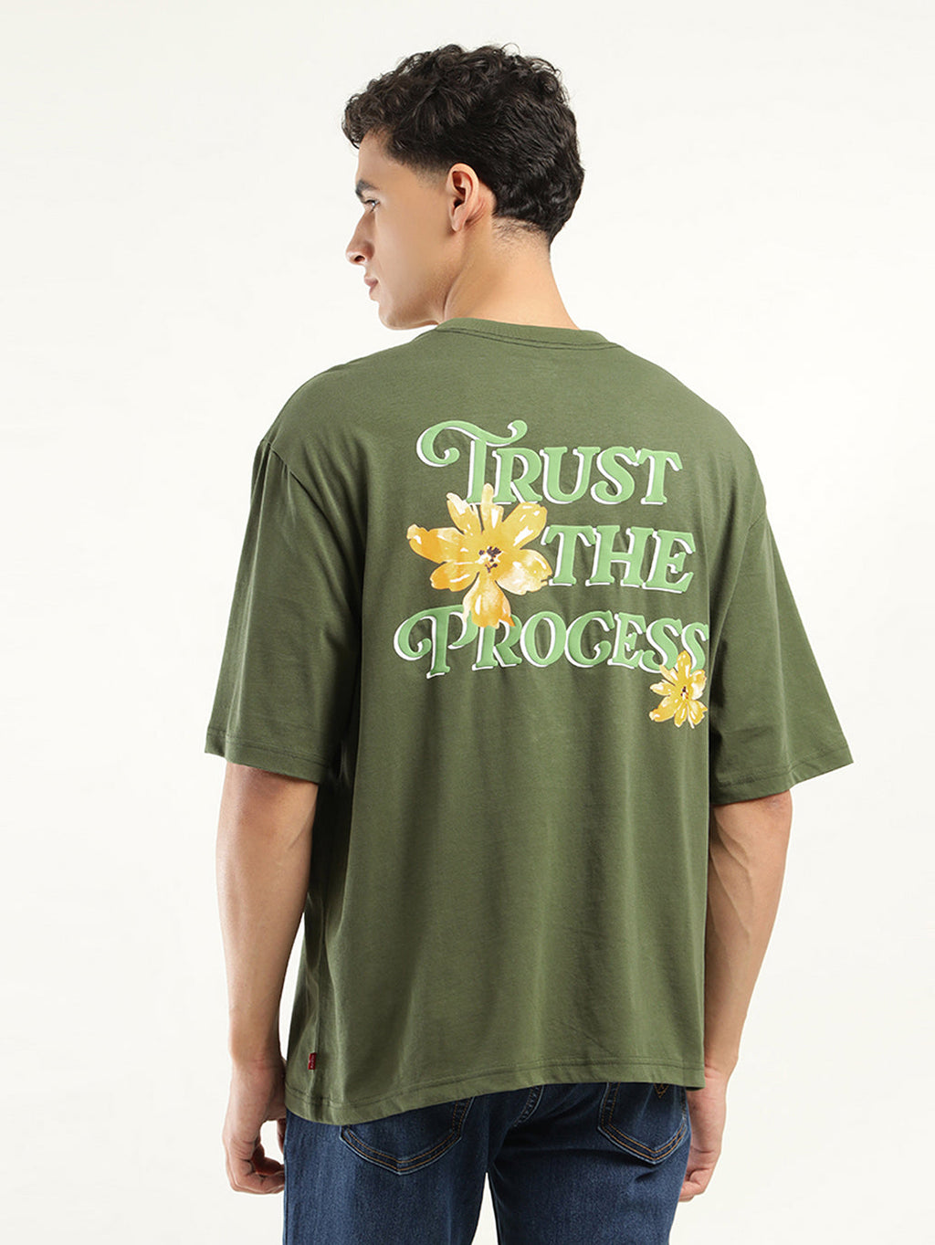 Men's Solid Loose Fit T-Shirt