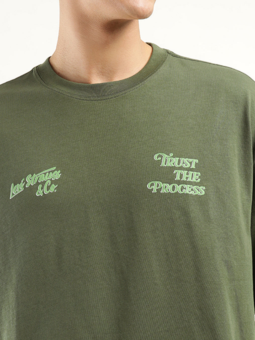 Men's Solid Loose Fit T-Shirt