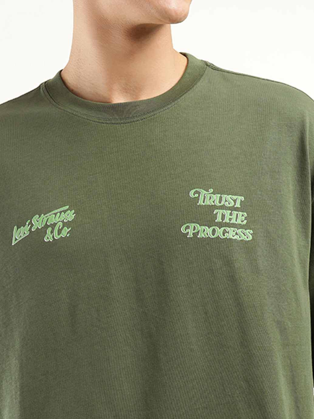 Men's Solid Loose Fit T-Shirt