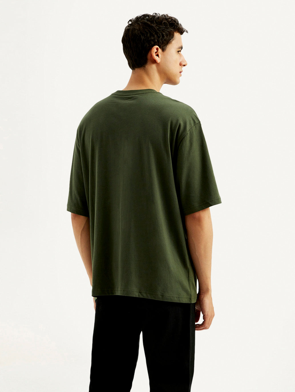 Men's Solid Loose Fit T-shirt