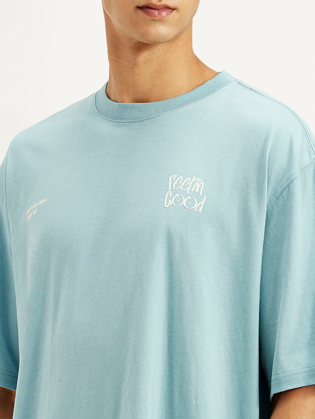 Men's Typography Loose Fit T-Shirt