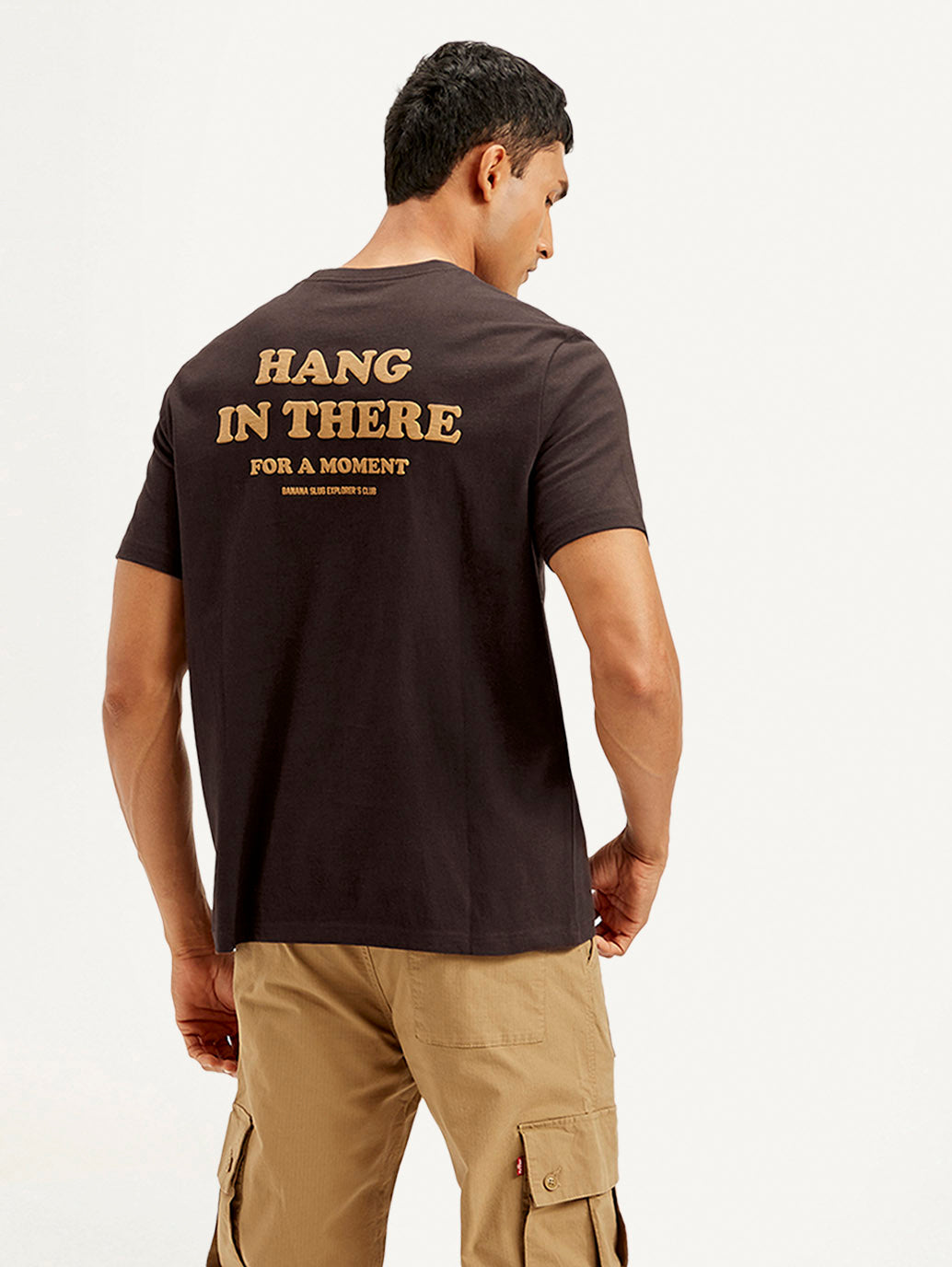 Men's Typography Crew Neck T-shirt