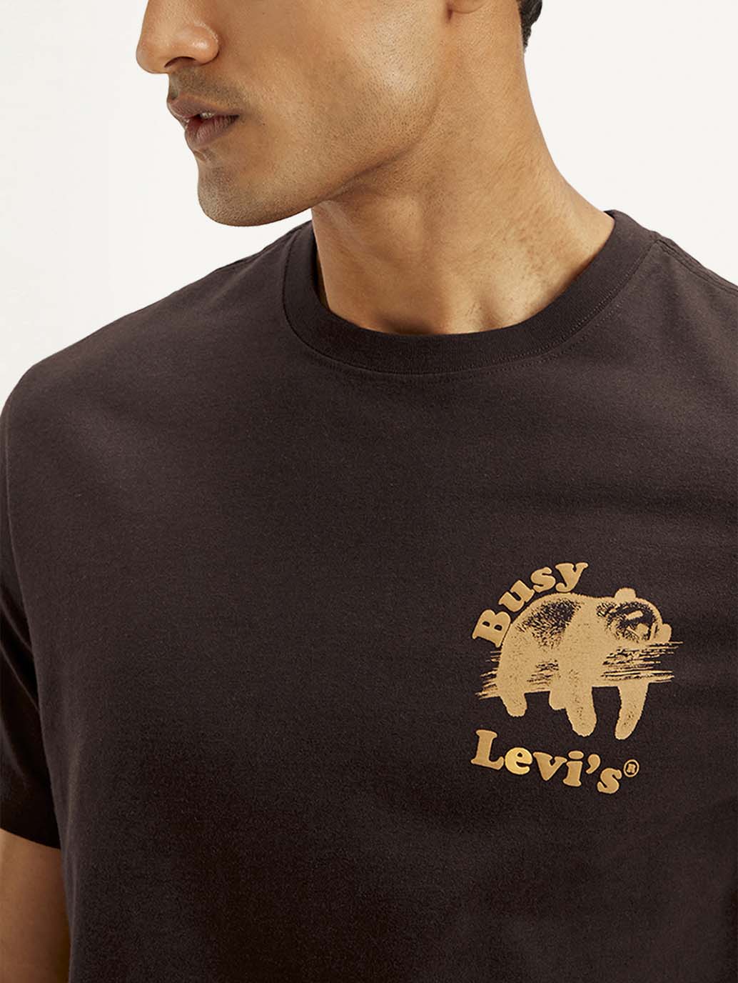 Men's Typography Crew Neck T-shirt